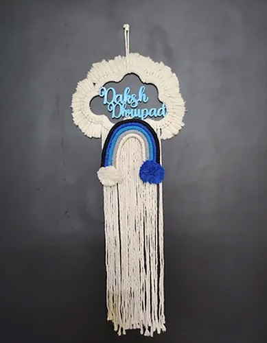 Customized Macrame Name Wall Hanging