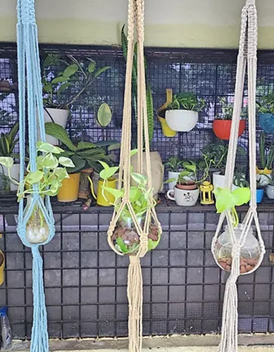 Macrame Planter Set (Three Set)