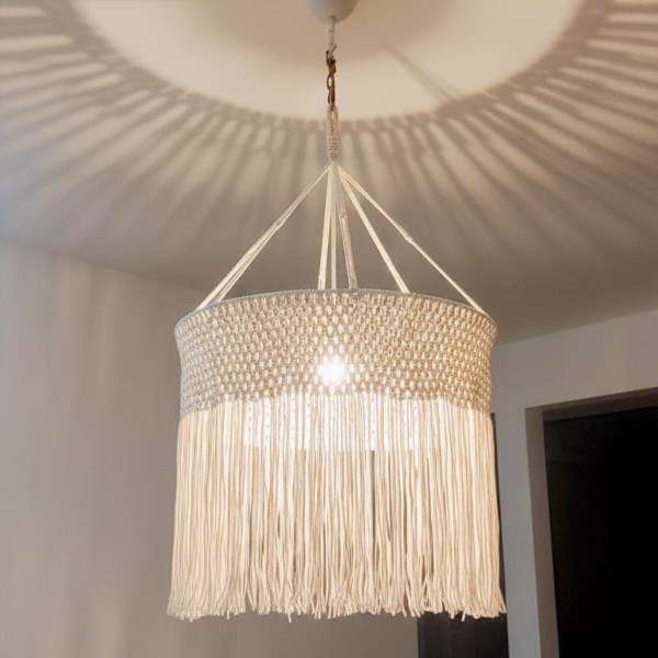 30” Macramé Chandelier