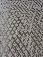 Close-up of premium cotton cord weave on macrame hammock