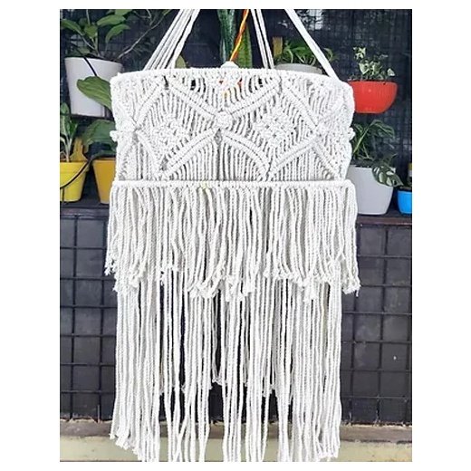 Macrame Cylindrical Chandelier