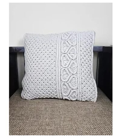 Macrame Pillow Cover - Tangled Dreams Cushion Cover