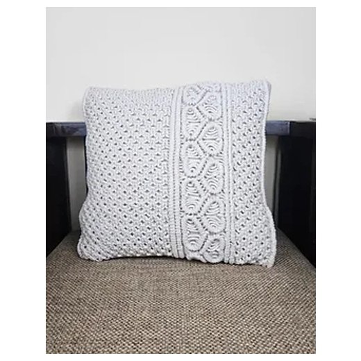 Macrame Pillow Cover - Tangled Dreams Cushion Cover