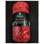 Macrame Cord Red 4 mm 3ply Twisted