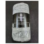 Macrame Cord Grey 4 mm 3ply Twisted