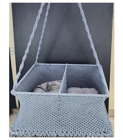 Macrame Twin Baby Cradle