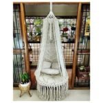 White Macramé Swing