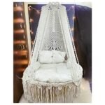50-Inch Natural Macramé Swing
