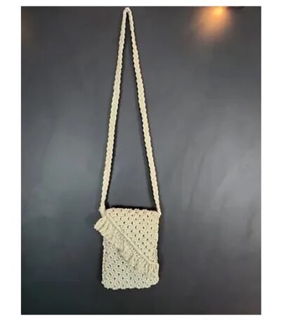 Macrame Mobile Holder
