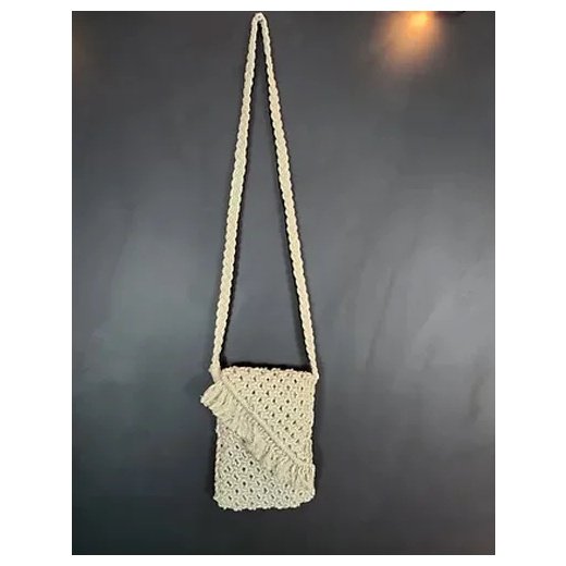 Macrame Mobile Holder