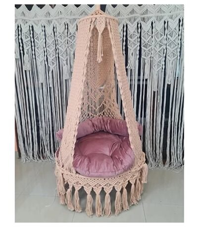Peach Macramé Swing – Multiple Sizes