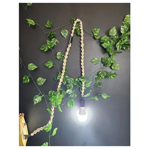 Macrame Boho Pendant Lamp Holder