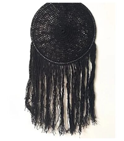 Crochet Dream Catcher (Black Colour)