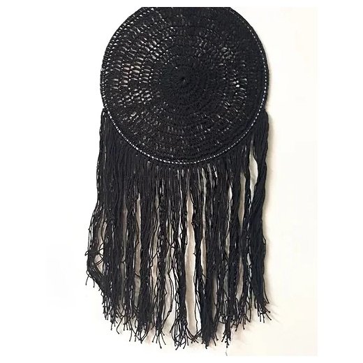 Crochet Dream Catcher (Black Colour)