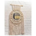 Handcrafted Macrame Mirror