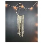 Macrame Moon Dream Catcher