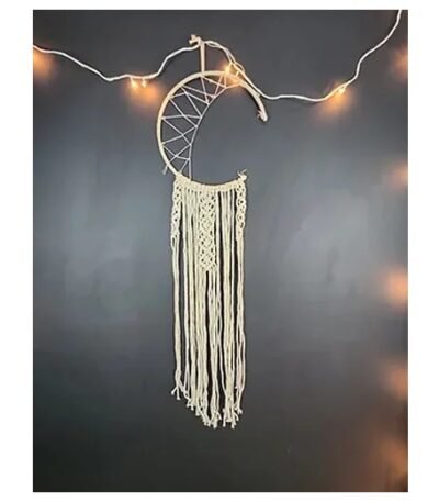 Macrame Moon Dream Catcher