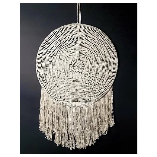 White Crochet Dream Catcher