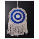 Dark Blue & White Dream Catcher Crochet