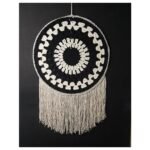 Black and White Crochet Dream Catcher