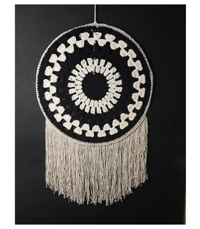 Black and White Crochet Dream Catcher