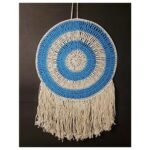 Crochet Dream Catcher (Light Blue & White)