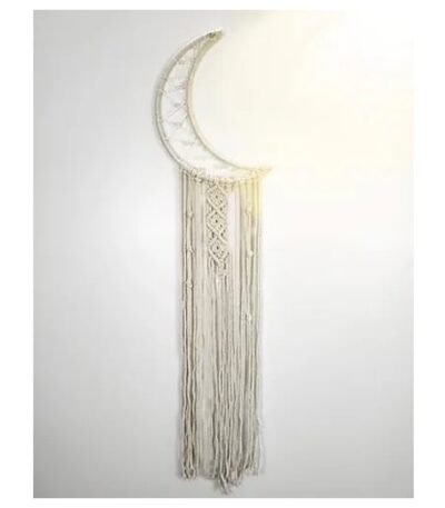 Macrame Crescent Dreamcatcher