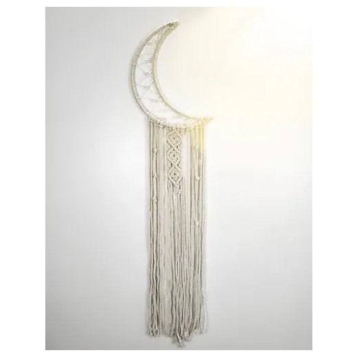 Macrame Crescent Dreamcatcher