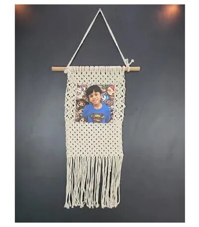 Macrame Photo Frame Wall Hanging