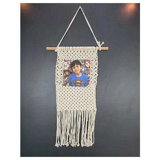 Macrame Photo Frame Wall Hanging