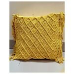 Macrame Cushion Cover and Cushion