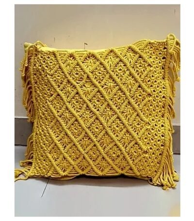 Macrame Cushion Cover and Cushion
