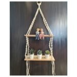 Twister and Tier Macrame Shelf