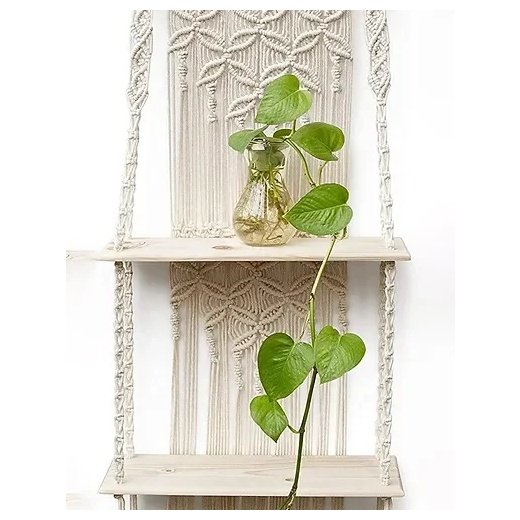Macrame Shelf Wall Hanging (FL)