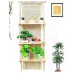Macrame Shelf Wall Hanging-Three Tier