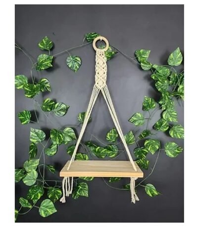 Macrame Single Shelf Wall Hanging