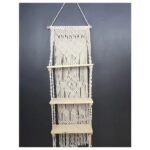 Macrame Three Tier Shelf Wall Hanging