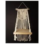 Butterfly Macrame Shelf (Wall Hanging)