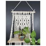 Rustic Rope Macrame Shelf Hanger