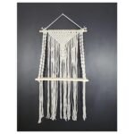 Natural Elegance Floating Macrame Shelf Hanging