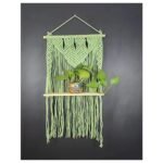 Botanical Beauty Macrame Shelf