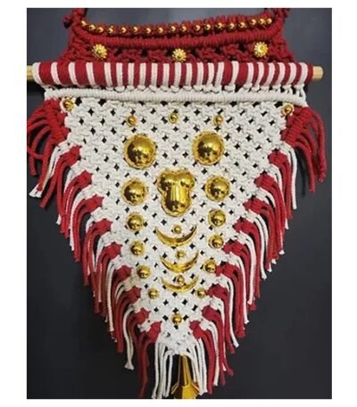 Macrame Elephant Caprison (Nettipattam)