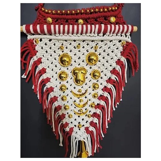 Macrame Elephant Caprison (Nettipattam)